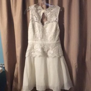 Off white party dress